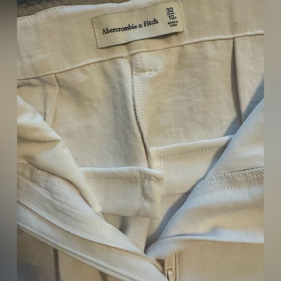NWT Abercrombie & Fitch Sloane tailored premiumCrepe pants sz 10 / 30 - Picture 3 of 12